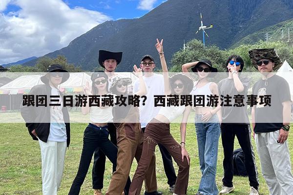 跟团三日游西藏攻略?西藏跟团游注意事项
